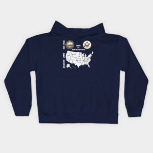 State of New Hampshire Kids Hoodie